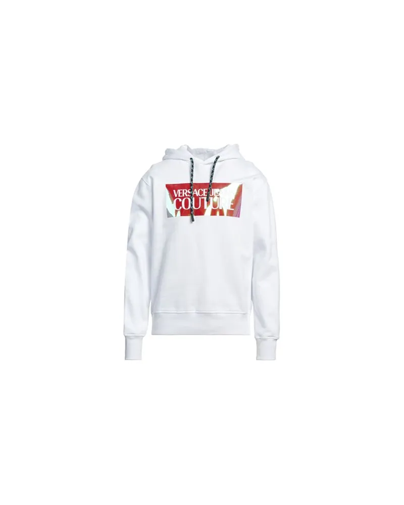 Versace Jeans TOPS - Sweatshirtsauf YOOX.COM Weiß