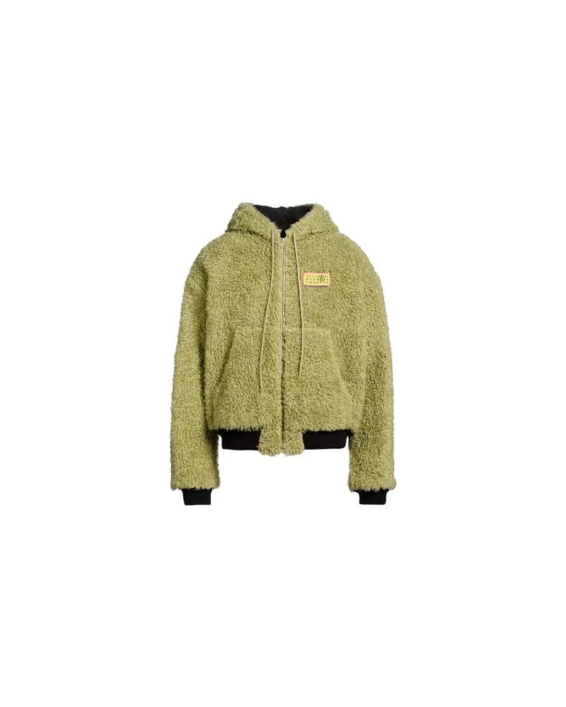 Maison Margiela JACKEN & MÄNTEL - Shearling- & Kunstfellauf YOOX.COM Grün