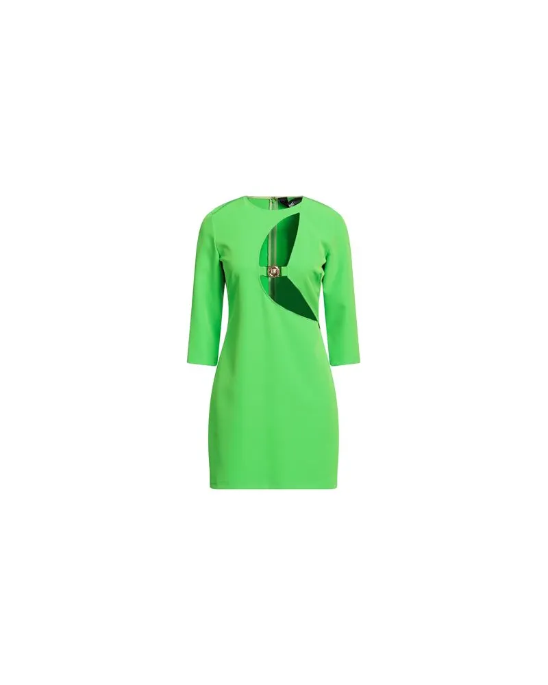 Just Cavalli KLEIDER - Mini-Kleiderauf YOOX.COM Limettengrün