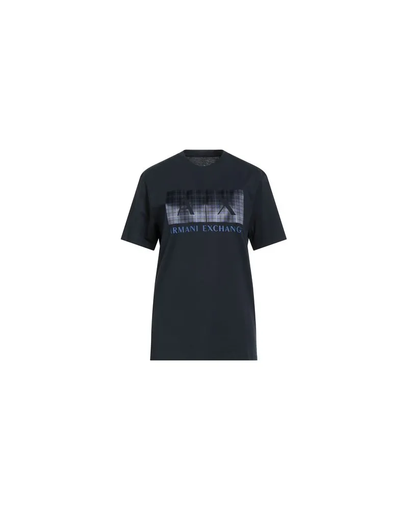 Armani Exchange TOPS - T-shirtsauf YOOX.COM Marineblau
