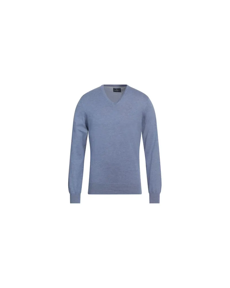 Hackett STRICKWAREN - Pulloverauf YOOX.COM Taubenblau