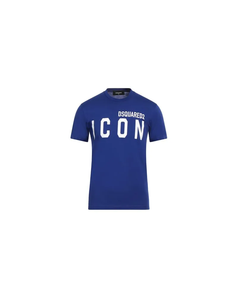 Dsquared2 ICON - TOPS - T-shirtsauf YOOX.COM Blau