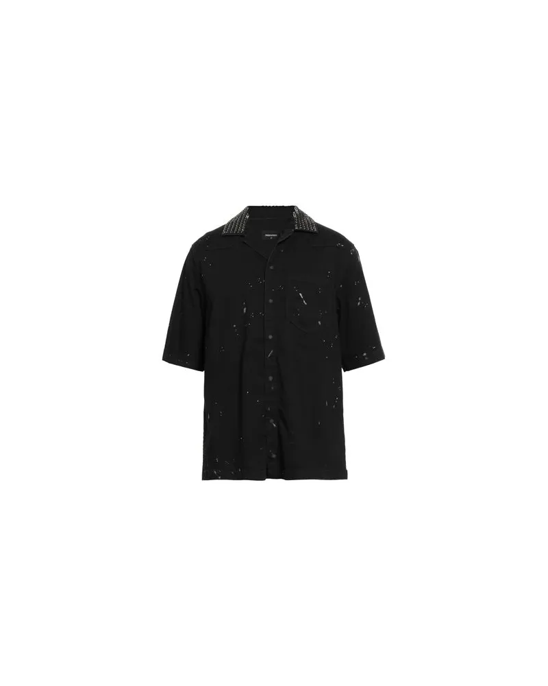Dsquared2 ICON - TOPS - Jeanshemdenauf YOOX.COM Schwarz
