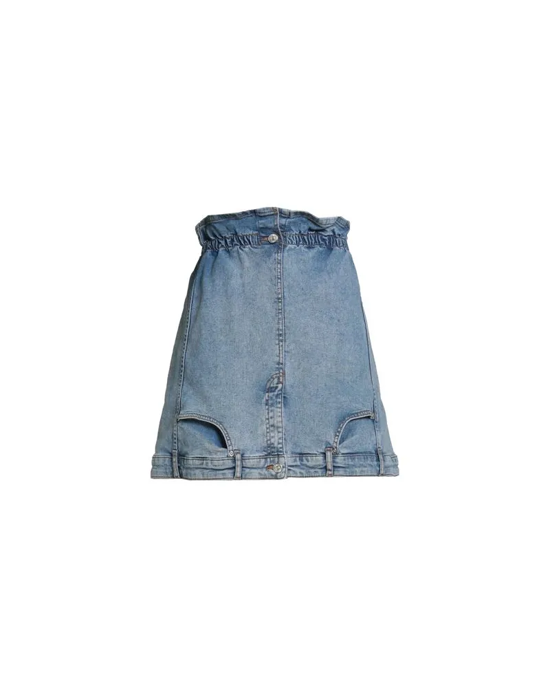 Moschino HOSEN & RÖCKE - Jeansröckeauf YOOX.COM Blau