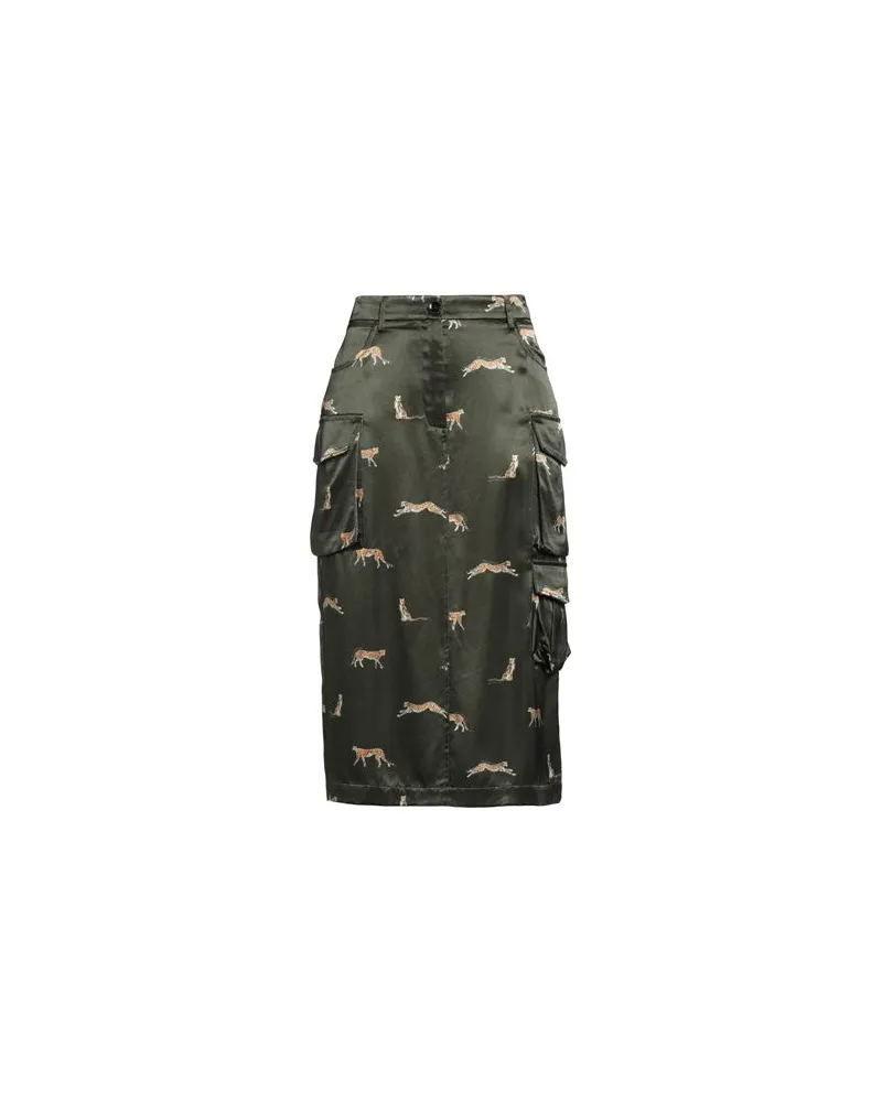 Ballantyne HOSEN & RÖCKE - Midi-Röckeauf YOOX.COM Militärgrün