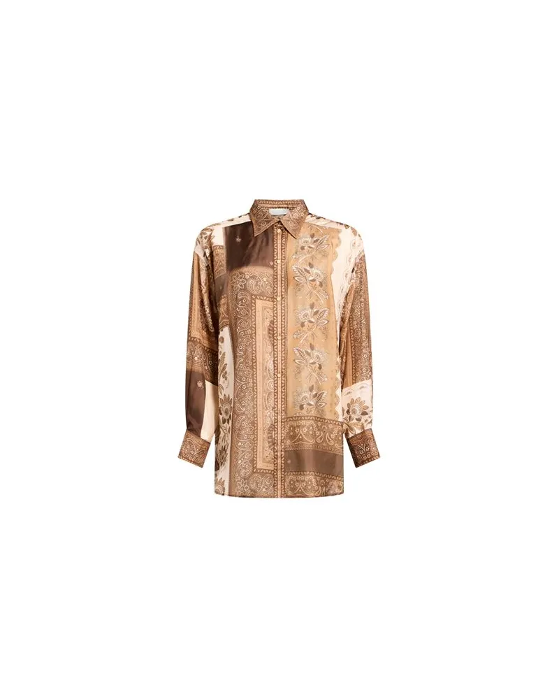 Zimmermann TOPS - Hemdenauf YOOX.COM Braun