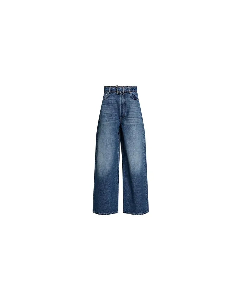 SPORTMAX HOSEN & RÖCKE - Jeanshosenauf YOOX.COM Blau