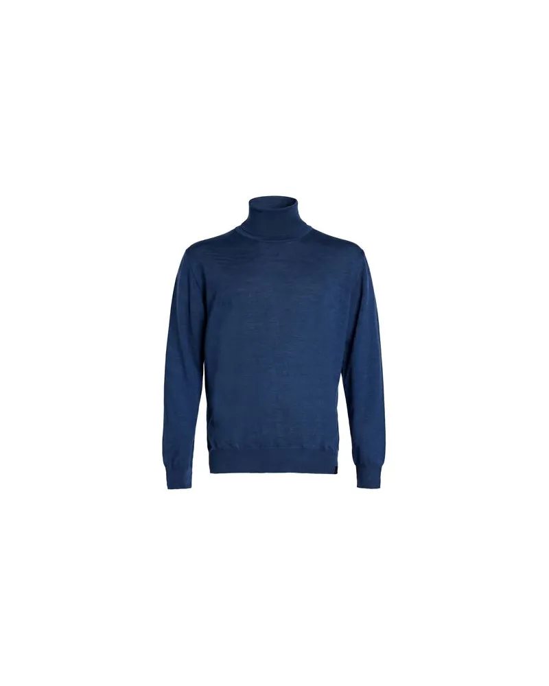 Fay STRICKWAREN - Rollkragenpulloverauf YOOX.COM Blau