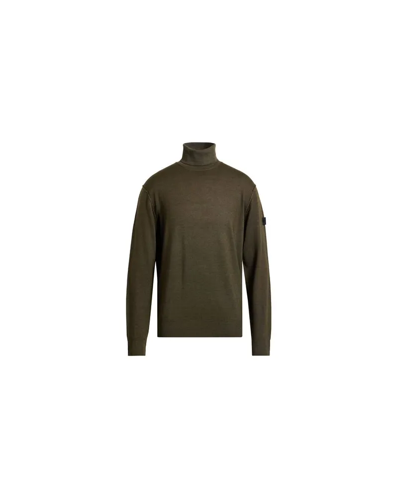 Peuterey STRICKWAREN - Rollkragenpulloverauf YOOX.COM Khaki