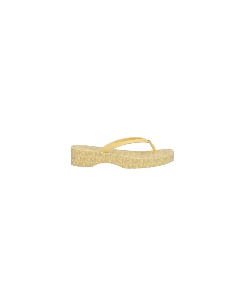 Michael Kors LILO FLIP FLOP  - SCHUHE - Zehentrennerauf YOOX.COM Pastellgelb