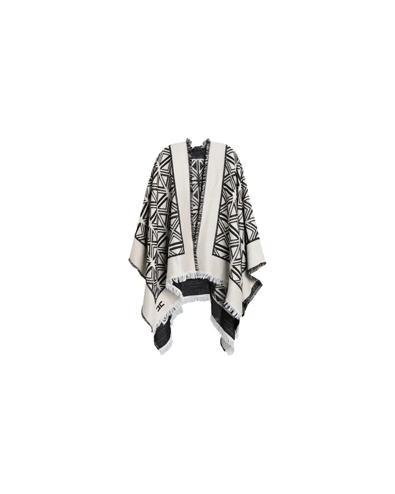 Elisabetta Franchi JACKEN & MÄNTEL - Capesauf YOOX.COM Schwarz