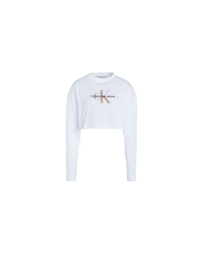 Calvin Klein TOPS - T-shirtsauf YOOX.COM Weiß
