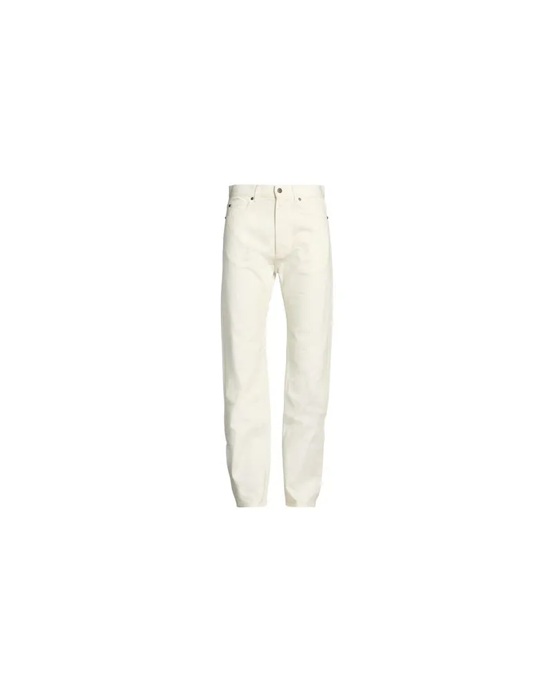 Ferragamo HOSEN & RÖCKE - Jeanshosenauf YOOX.COM Elfenbein