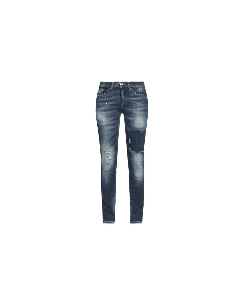 Frankie Morello HOSEN & RÖCKE - Jeanshosenauf YOOX.COM Blau