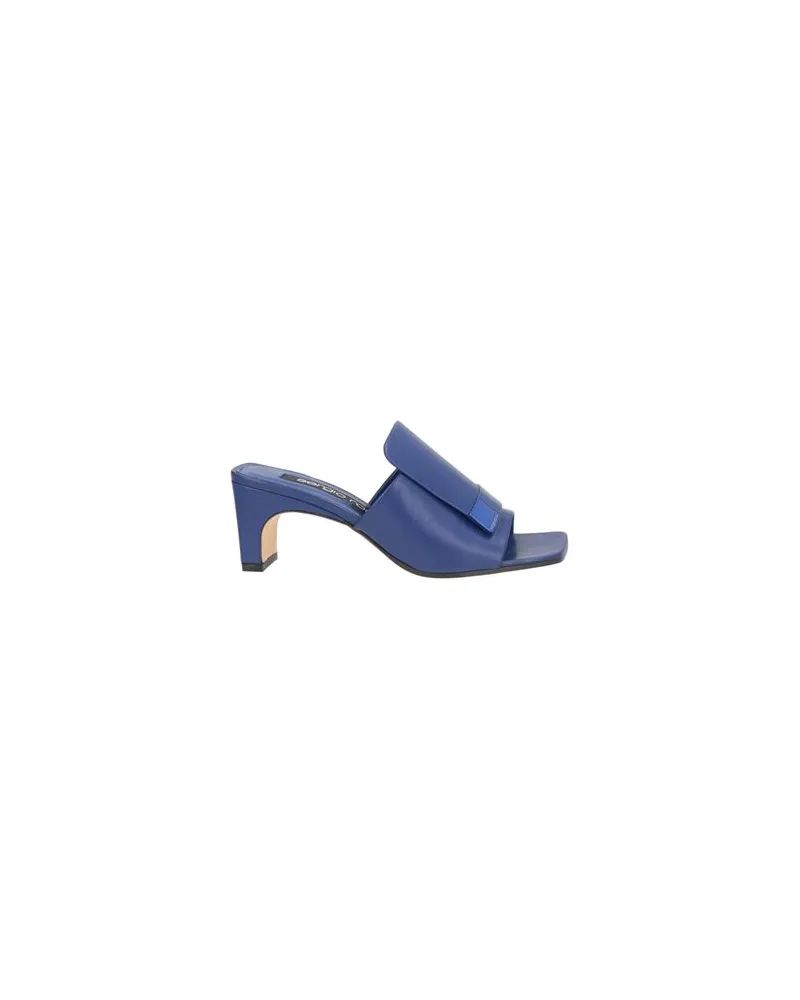 Sergio Rossi SCHUHE - Sandalenauf YOOX.COM Blau