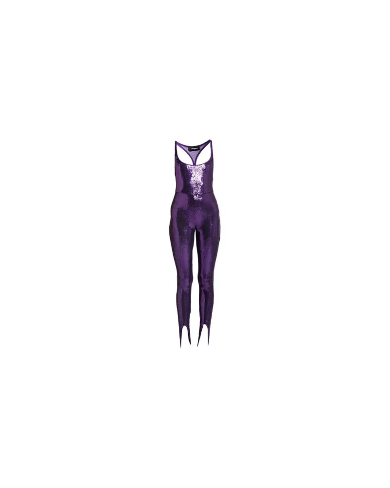 Dsquared2 OVERALLS - Jumpsuitsauf YOOX.COM Dunkelviolett