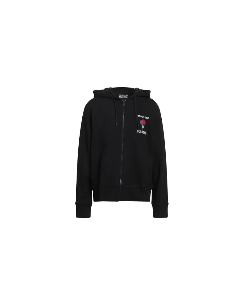 Versace Jeans TOPS - Sweatshirtsauf YOOX.COM Schwarz