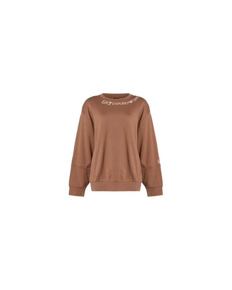 EA7 TOPS - Sweatshirtsauf YOOX.COM Hellbraun