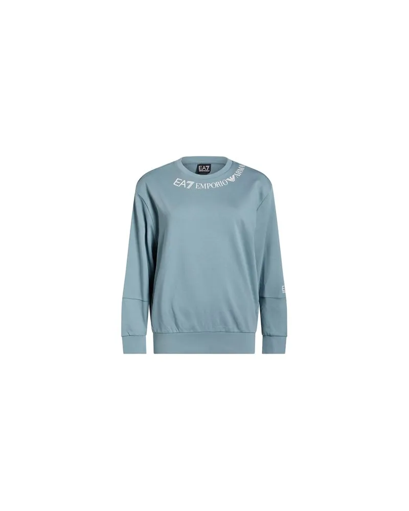 EA7 TOPS - Sweatshirtsauf YOOX.COM Taubenblau
