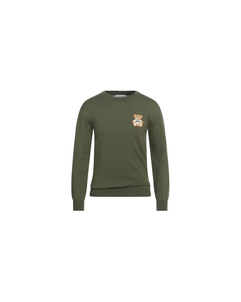 Moschino COUTURE - STRICKWAREN - Pulloverauf YOOX.COM Militärgrün
