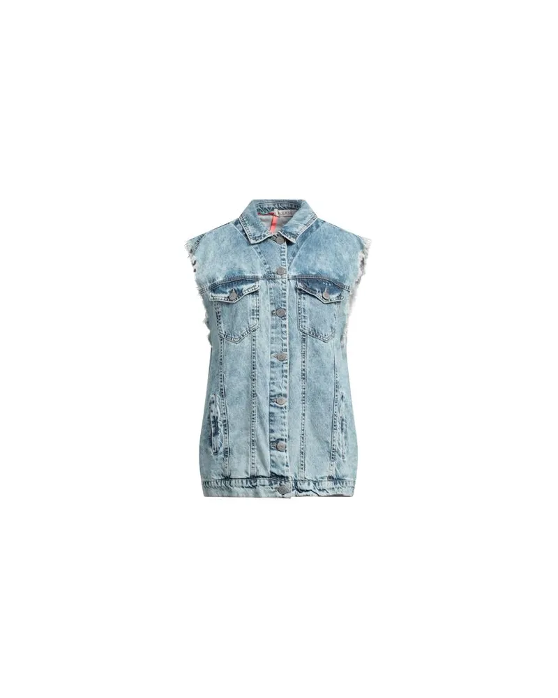 Please JACKEN & MÄNTEL - Jeansjacken/Mäntelauf YOOX.COM Blau