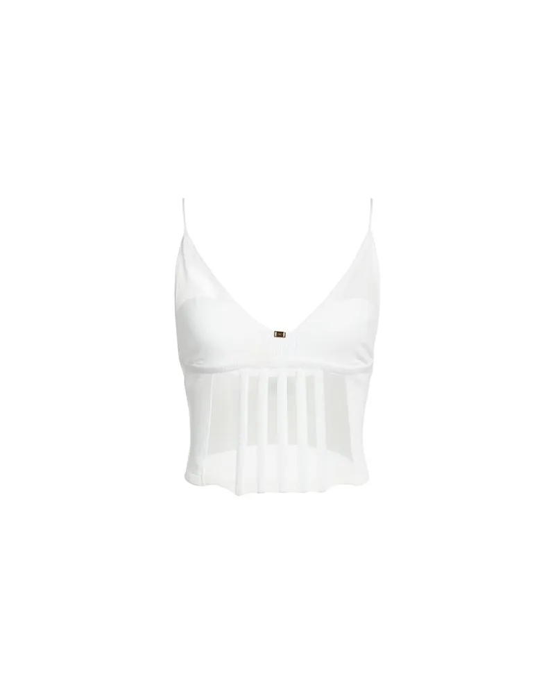 Elisabetta Franchi TOPS - Topsauf YOOX.COM Elfenbein
