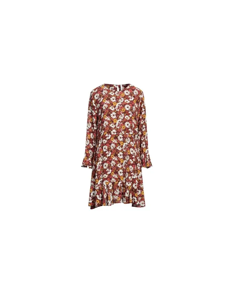 Pepe Jeans KLEIDER - Mini-Kleiderauf YOOX.COM Rostrot
