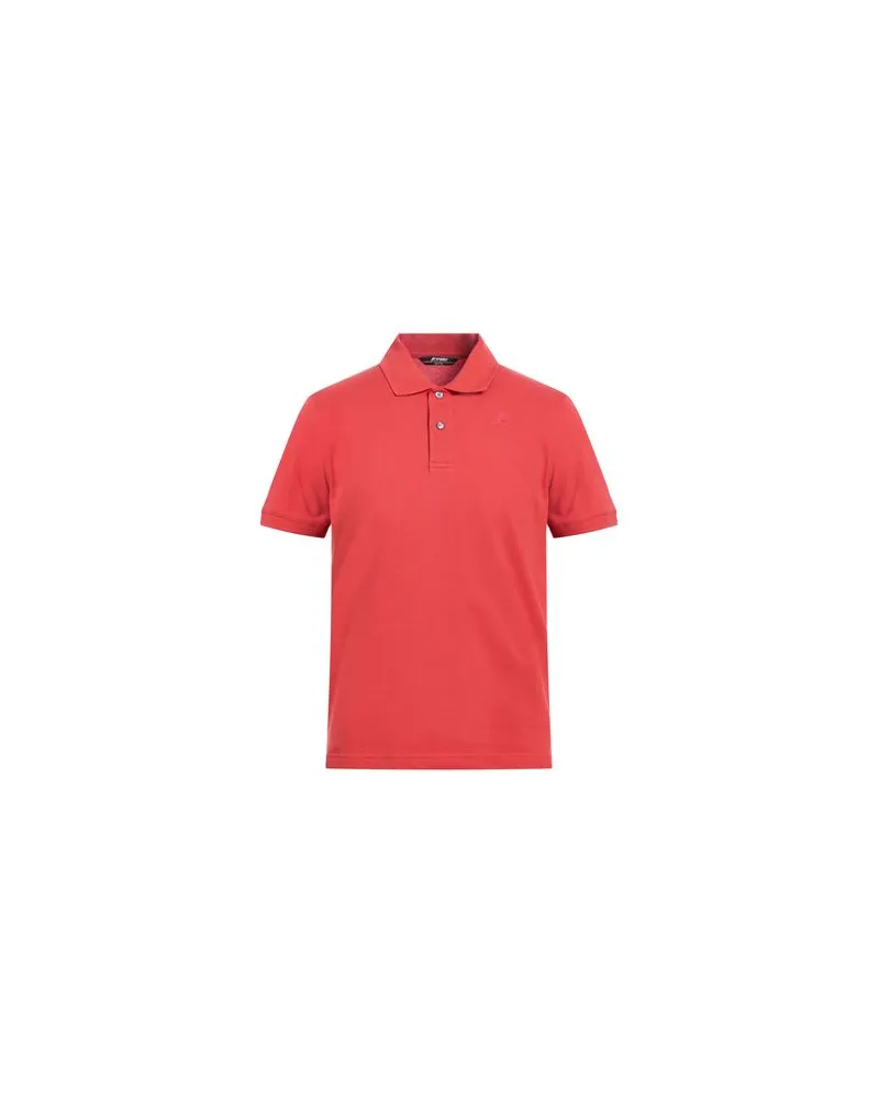 K-Way TOPS - Poloshirtsauf YOOX.COM Tomatenrot