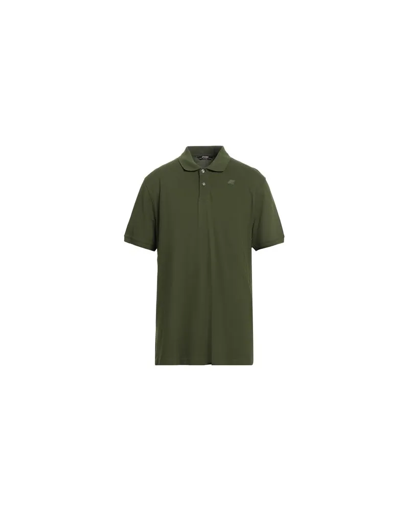 K-Way TOPS - Poloshirtsauf YOOX.COM Militärgrün