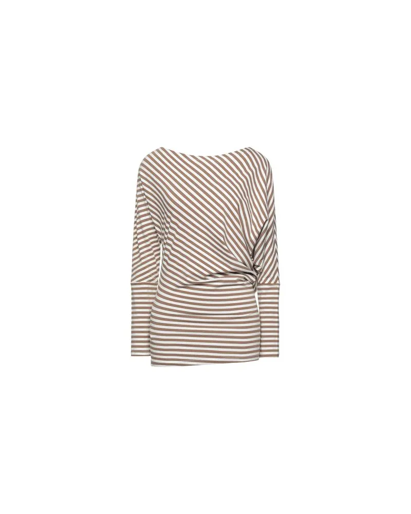 Manila Grace TOPS - T-shirtsauf YOOX.COM Braun