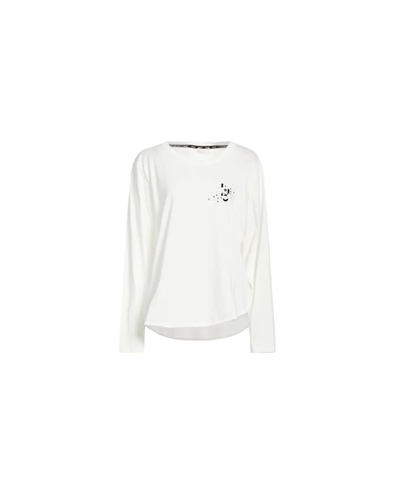 Liu Jo TOPS - T-shirtsauf YOOX.COM Cremeweiß