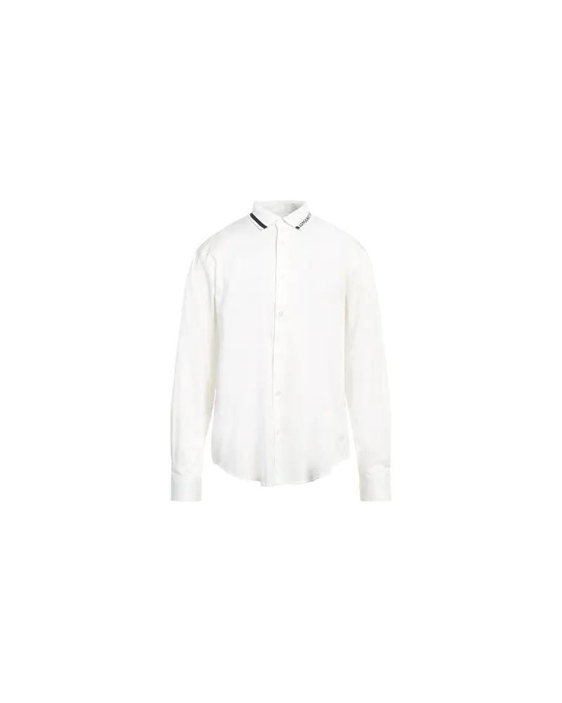 Armani Exchange TOPS - Hemdenauf YOOX.COM Elfenbein