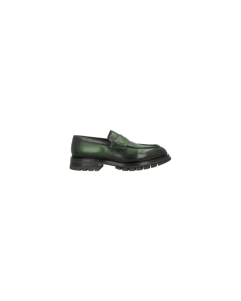 Santoni GOODYEAR - SCHUHE - Mokassinsauf YOOX.COM Dunkelgrün