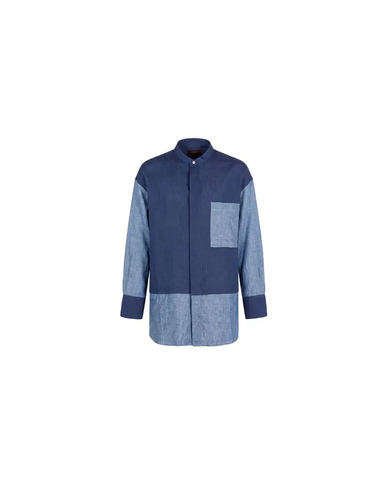 MOORER TOPS - Hemdenauf YOOX.COM Marineblau