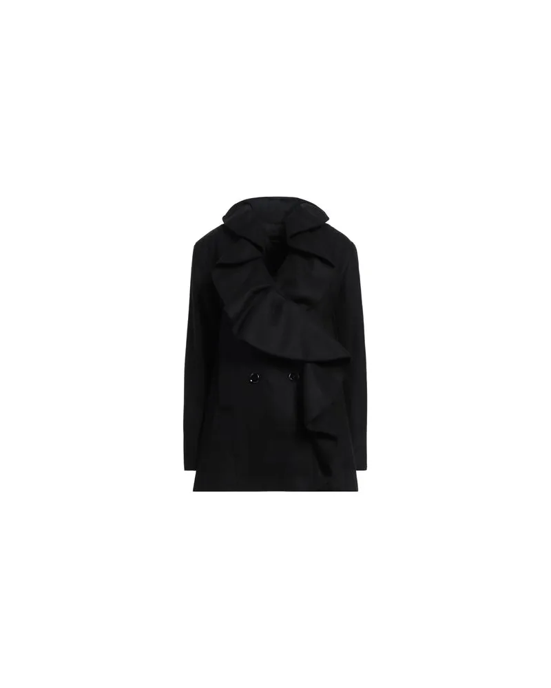 Pinko JACKEN & MÄNTEL - Mäntelauf YOOX.COM Schwarz