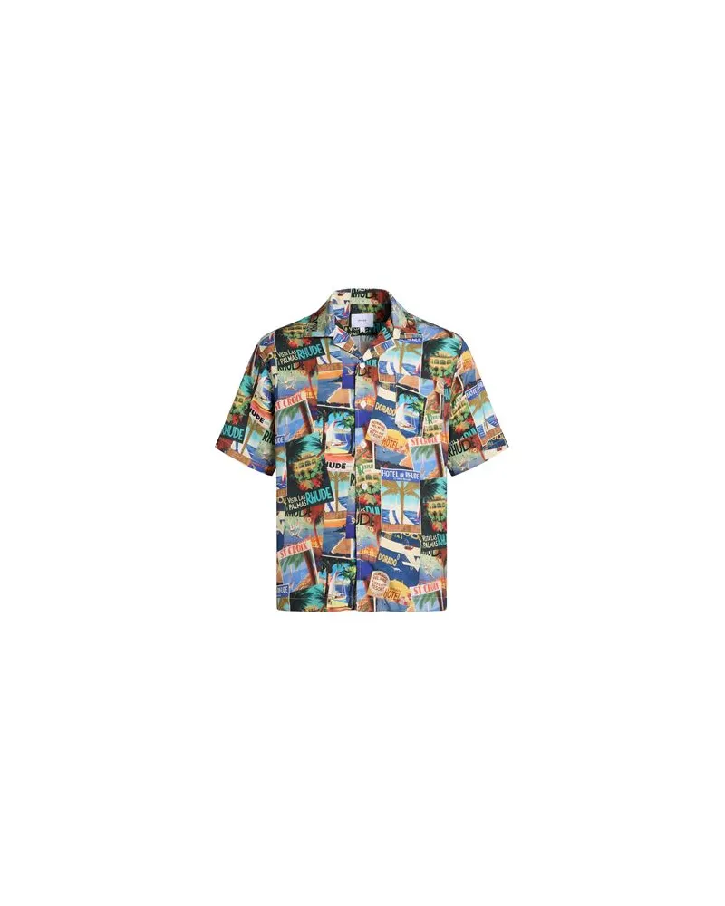 RHUDE TOPS - Hemdenauf YOOX.COM Blau