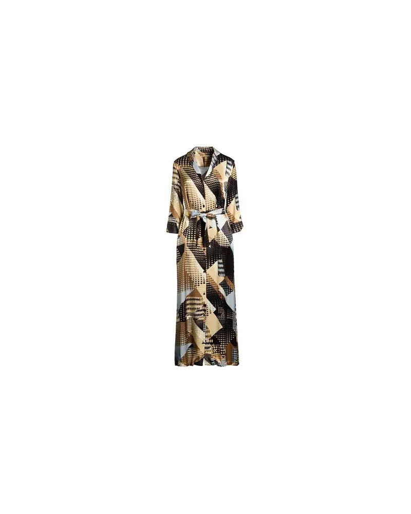 Manila Grace KLEIDER - Maxi-Kleiderauf YOOX.COM Schwarz
