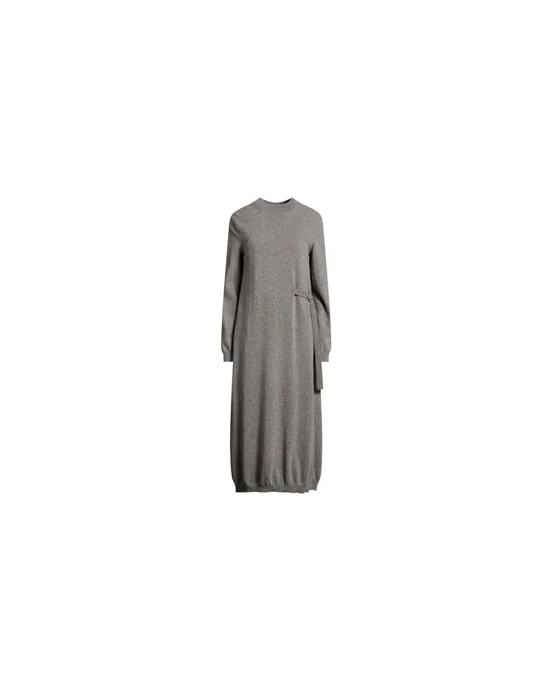 Semicouture KLEIDER - Midi-Kleiderauf YOOX.COM Grau