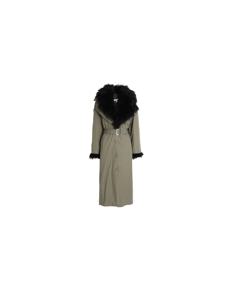 Topshop JACKEN & MÄNTEL - Jacken, Mäntel & Trenchcoatsauf YOOX.COM Militärgrün