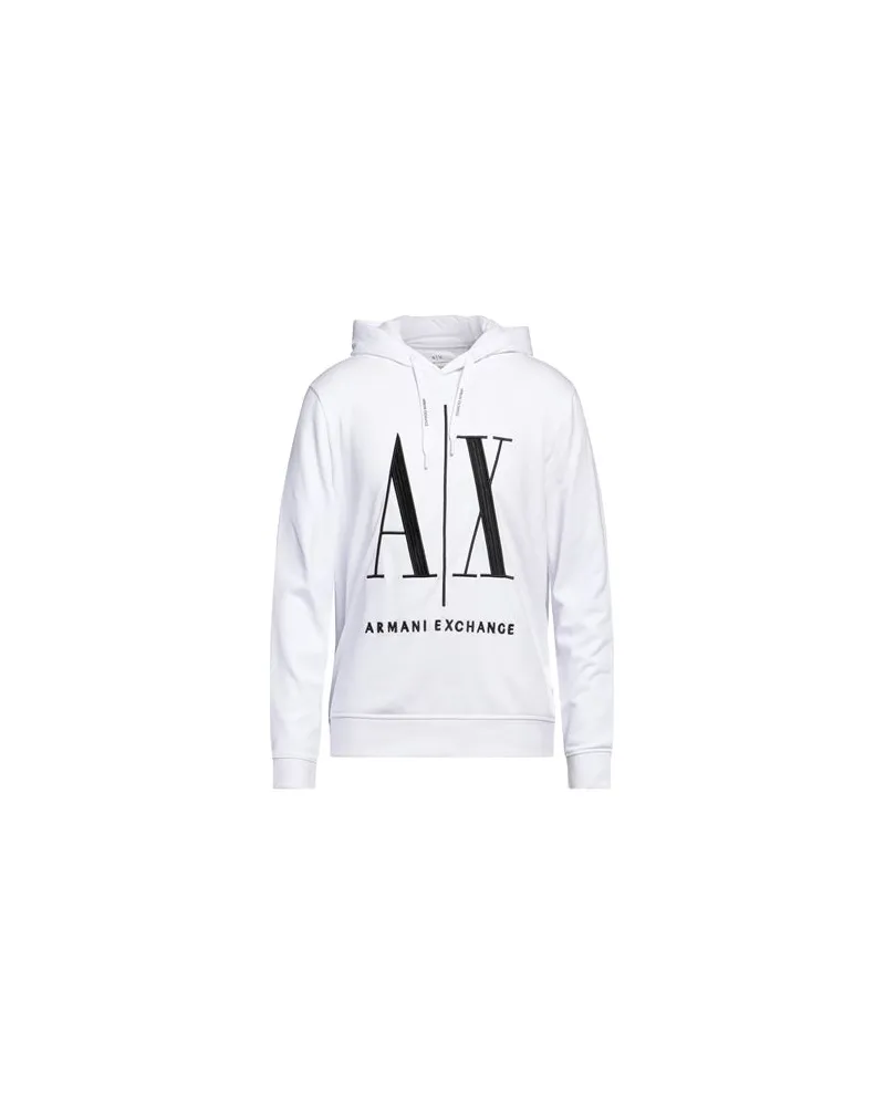 Armani Exchange TOPS - Sweatshirtsauf YOOX.COM Weiß
