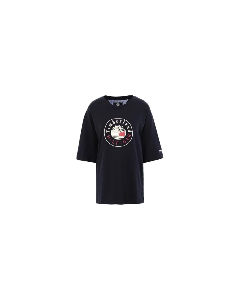 Timberland THXTBL RI LOGO T-SHIRT  - TOPS - T-shirtsauf YOOX.COM Nachtblau