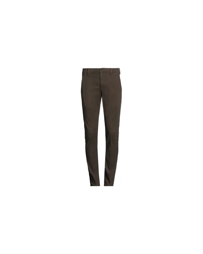 Dondup HOSEN & RÖCKE - Hosenauf YOOX.COM Dunkelbraun
