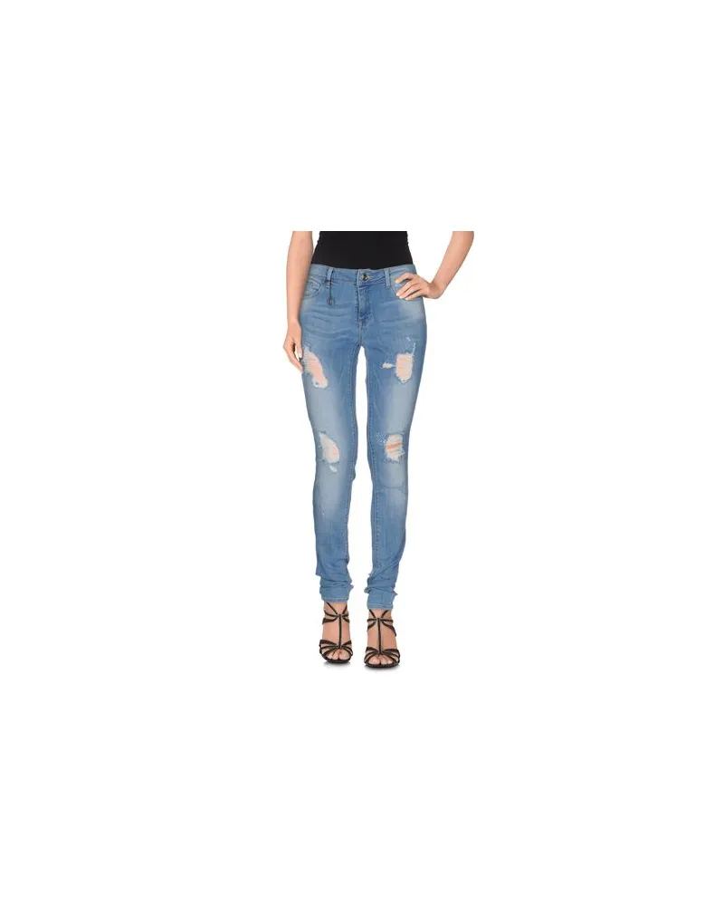 only HOSEN & RÖCKE - Jeanshosenauf YOOX.COM Blau