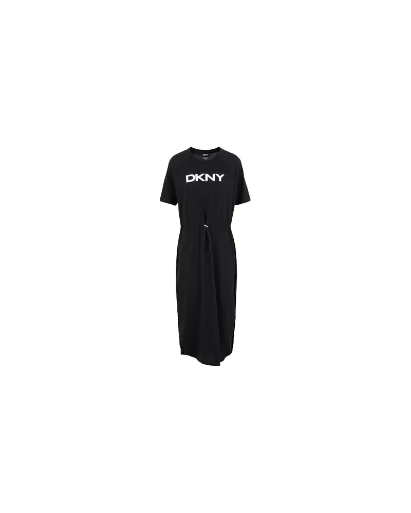 DKNY KLEIDER - Midi-Kleiderauf YOOX.COM Schwarz