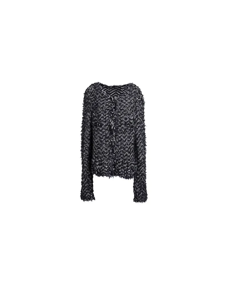 BASE Milano STRICKWAREN - Strickjackenauf YOOX.COM Schwarz