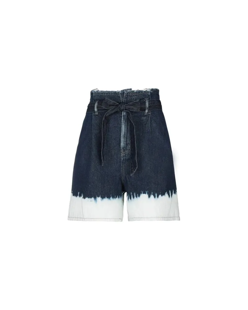 8PM HOSEN & RÖCKE - Jeansshortsauf YOOX.COM Blau