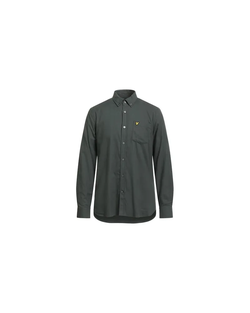 Lyle & Scott VINTAGE - TOPS - Hemdenauf YOOX.COM Militärgrün