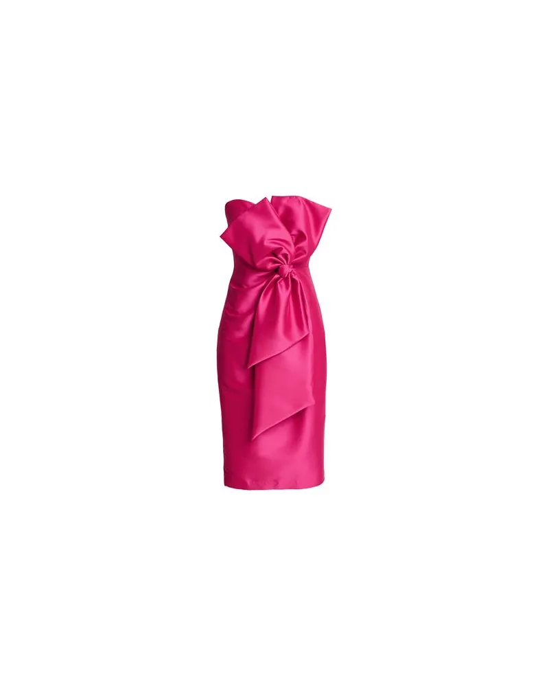 Badgley Mischka KLEIDER - Midi-Kleiderauf YOOX.COM Fuchsia