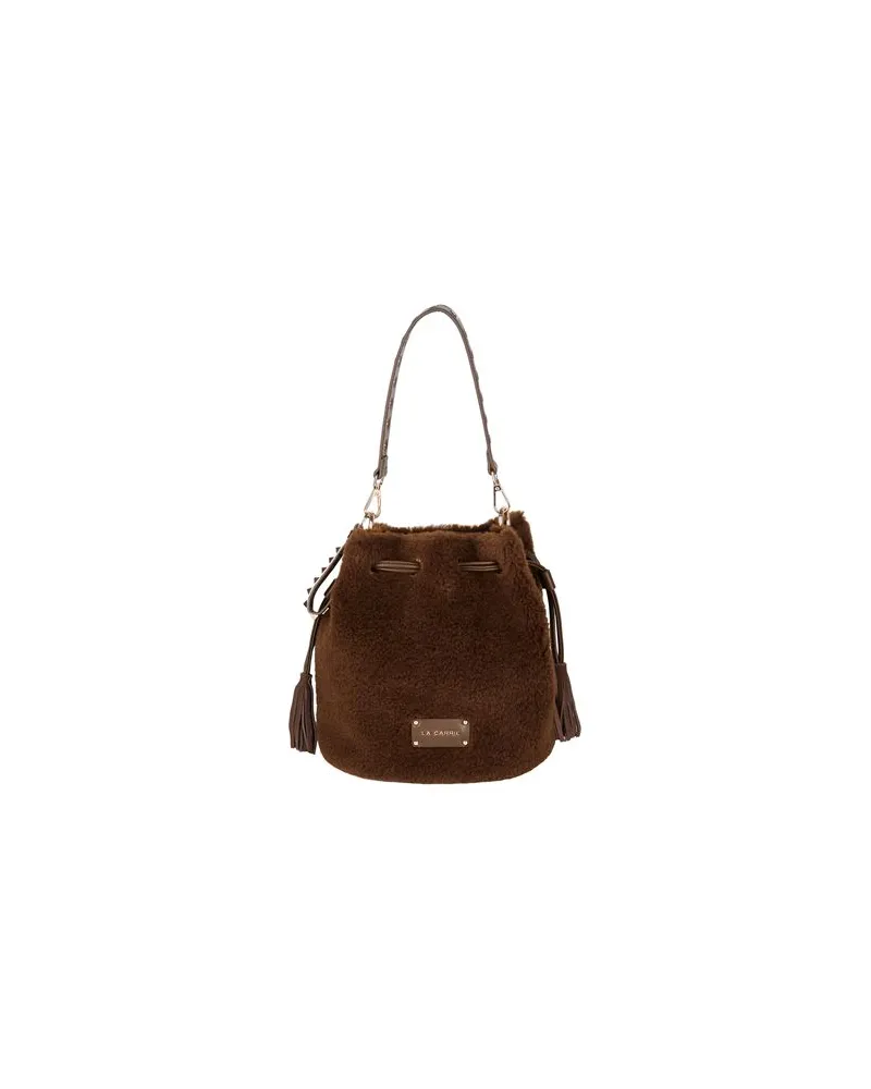 LA CARRIE TASCHEN - Handtaschenauf YOOX.COM Kamel