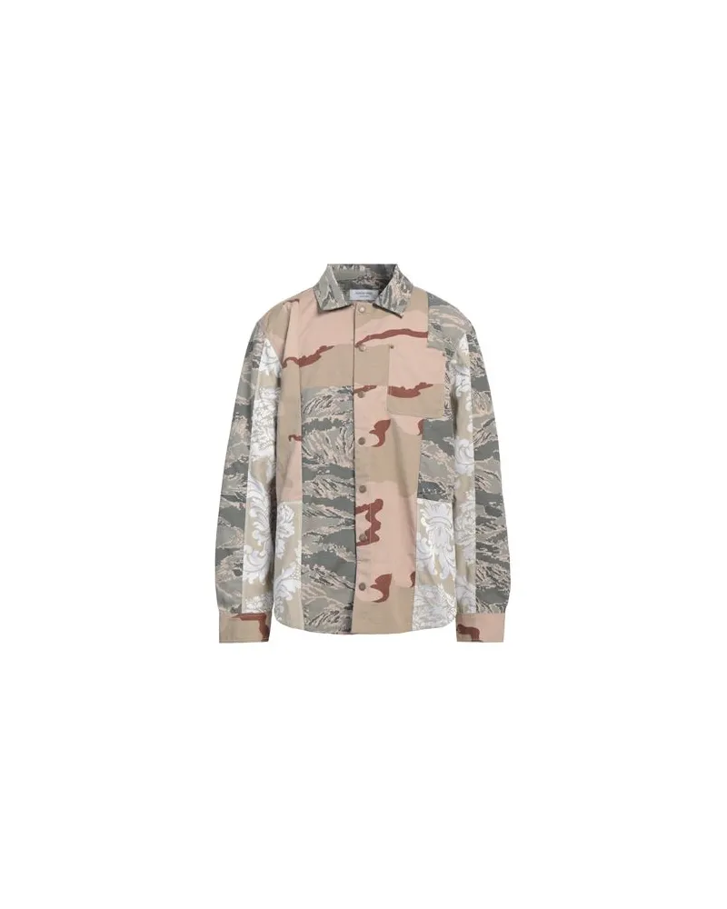 Marine Serre TOPS - Hemdenauf YOOX.COM Khaki